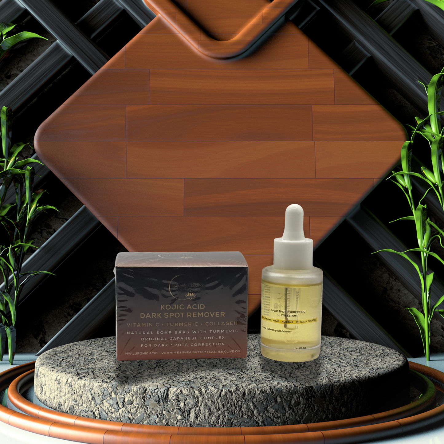 Paquete corrector de manchas oscuras