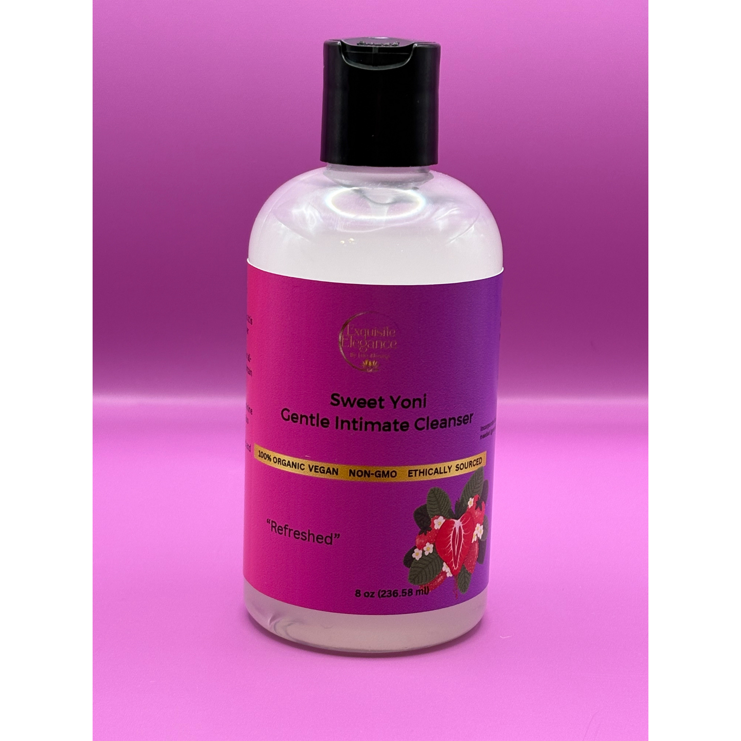 Limpiador íntimo suave (botellas Boston Round de 8 oz)