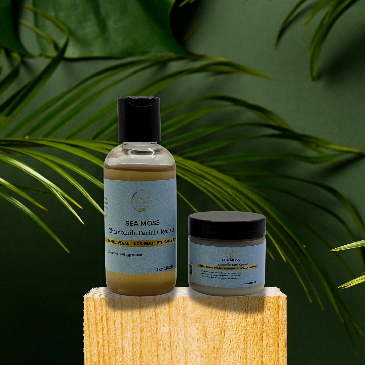 Set facial de musgo marino y manzanilla