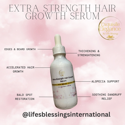Extra Strength Hair Oil ( 2 oz Boston Round Bottle)