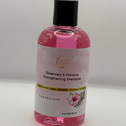 Rosemary & Hibiscus Strengthening Shampoo  ( 8 oz Boston Round Bottle)