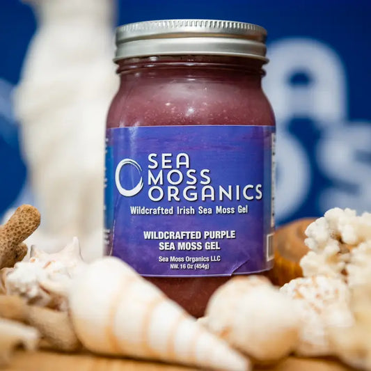 Wildcrafted Purple Sea Moss Gel ( 8oz/16 oz)